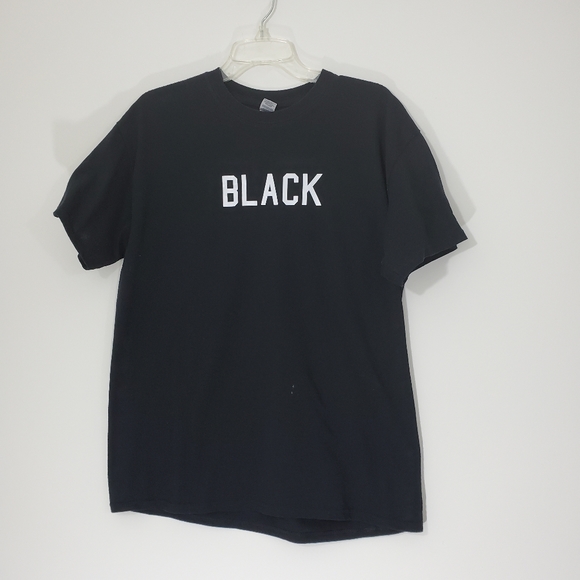 Black Black Tee, Size Large - Picture 1 of 8